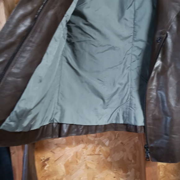 m0851 Leather Jacket Brown - Picture 6 of 6